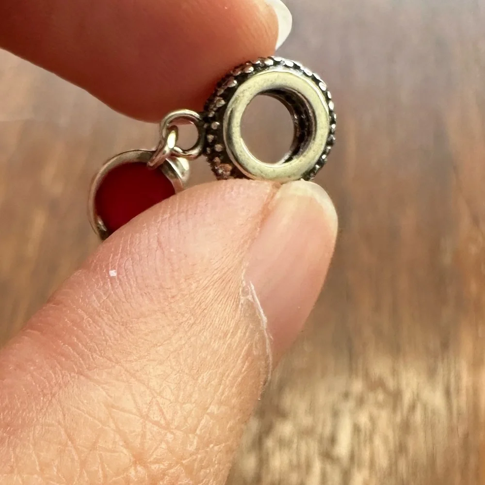 NWOT Pandora Fit Cosmopolitan Cocktail Silver Charm_8